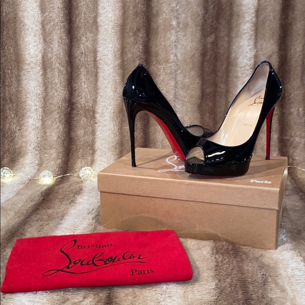Authentic Christian Louboutin Prive 120 KID/CUOI